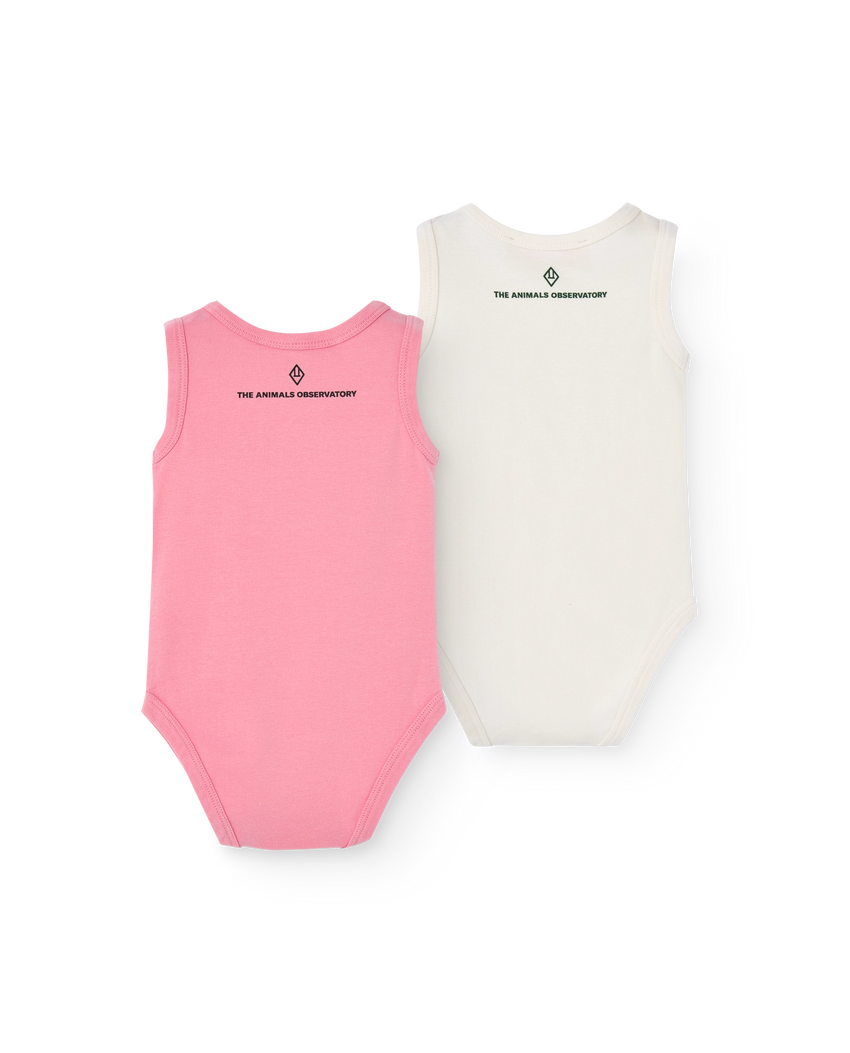 Pink and White Turtle Body Pack MODEL FRONT