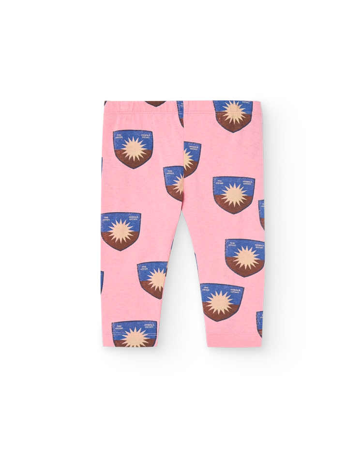 Pink Shield Penguin Leggings COVER