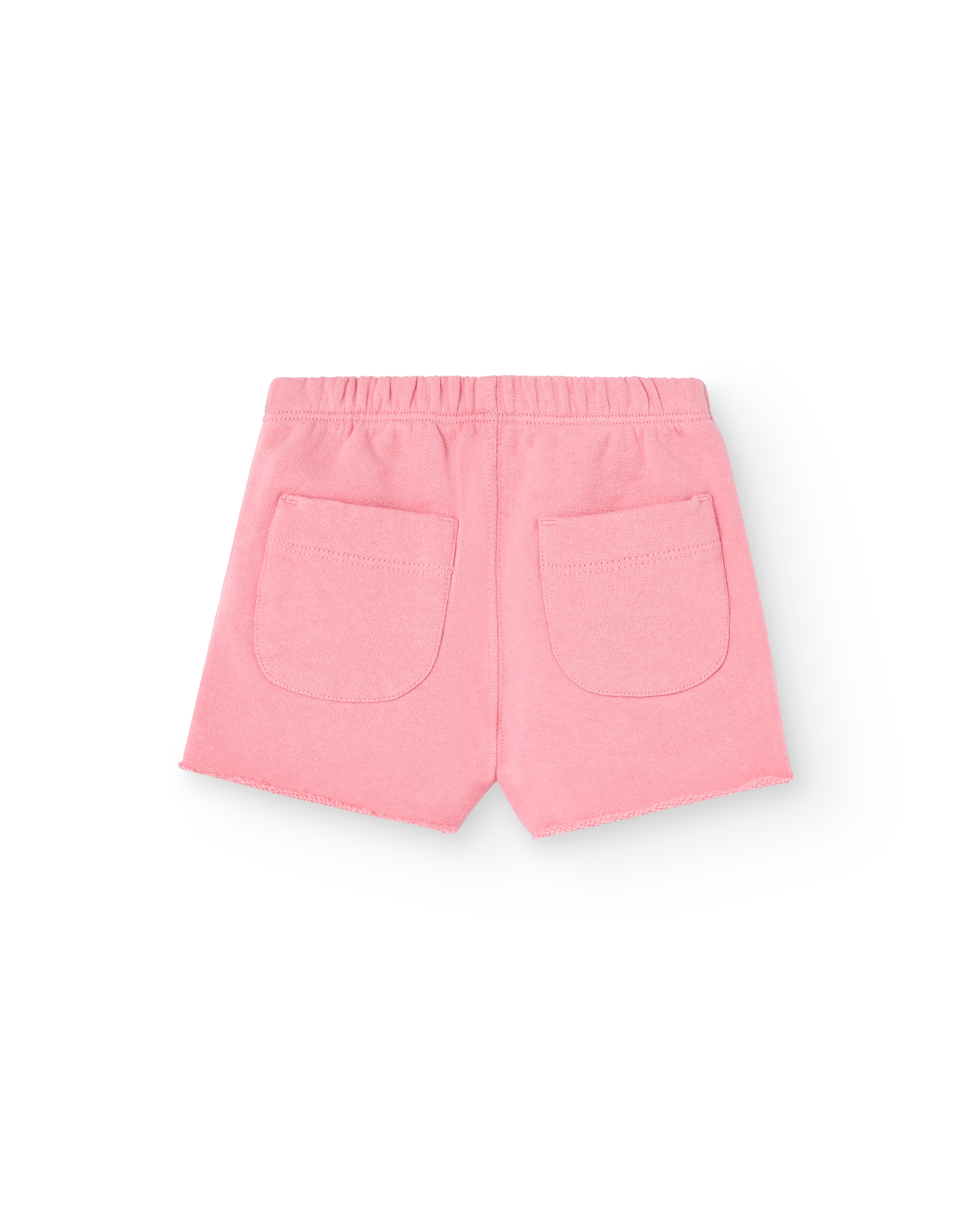 Pink Love Turtledove short Sweatpants PRODUCT BACK