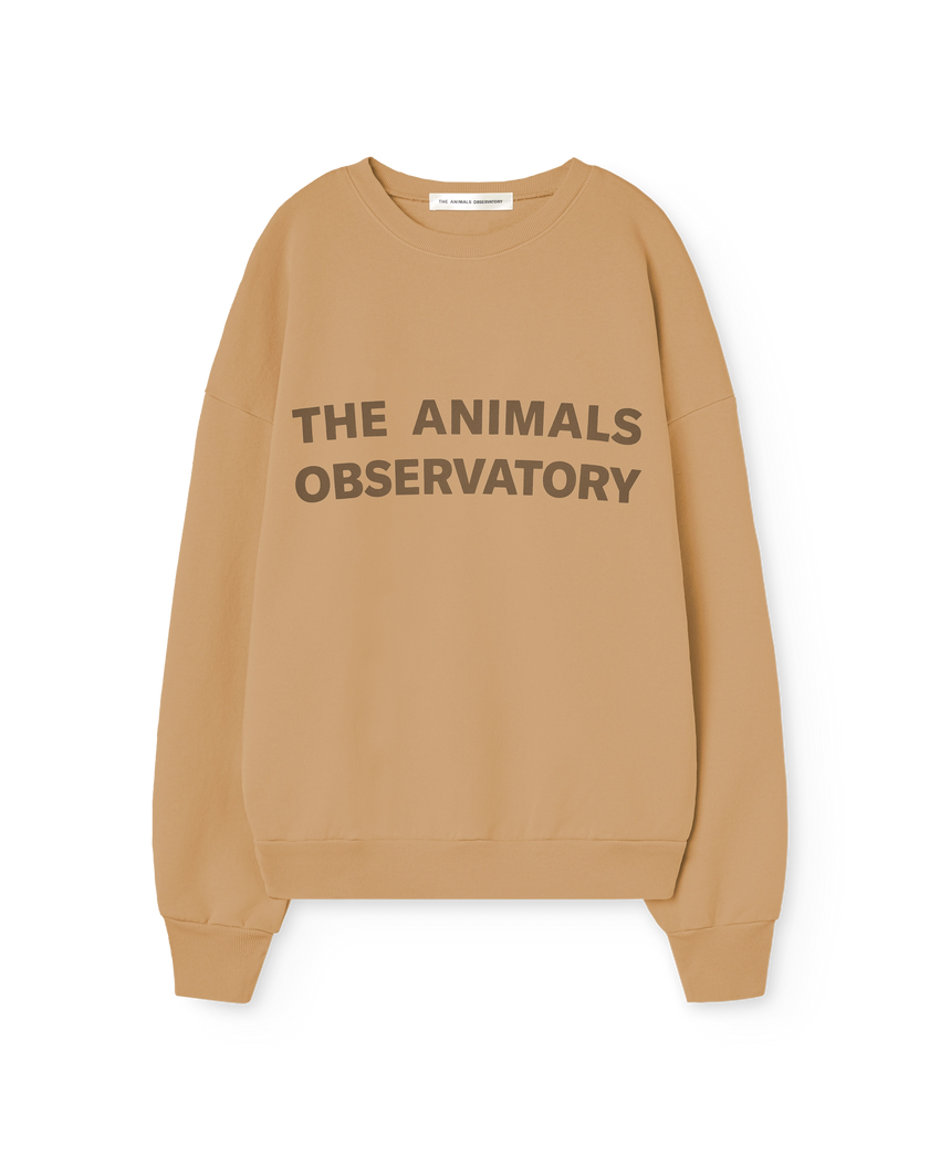 Sweat-shirt Animals Leo marron clair