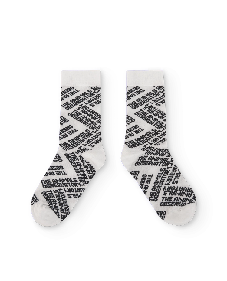 Raw White Worm Socks COVER