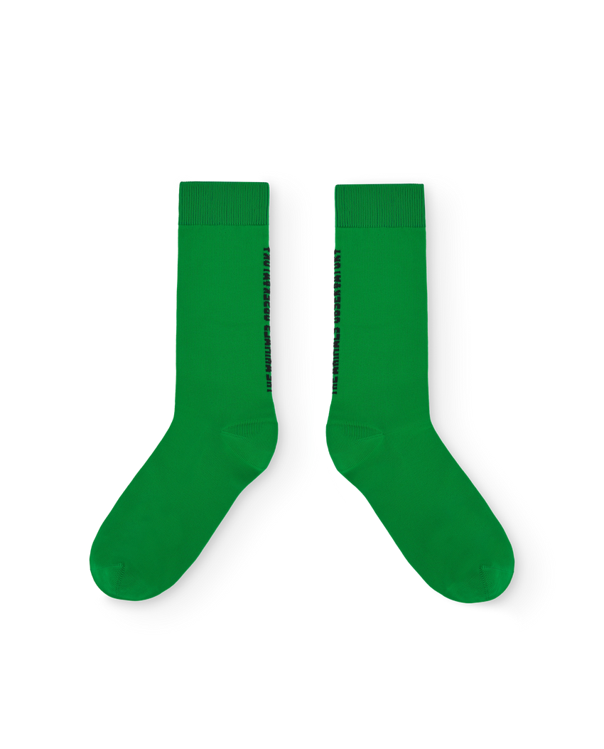 Green Snail Socks PRODUCT FRONT