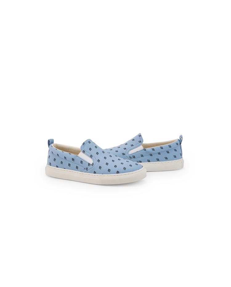 Soft Blue Sneakers COVER