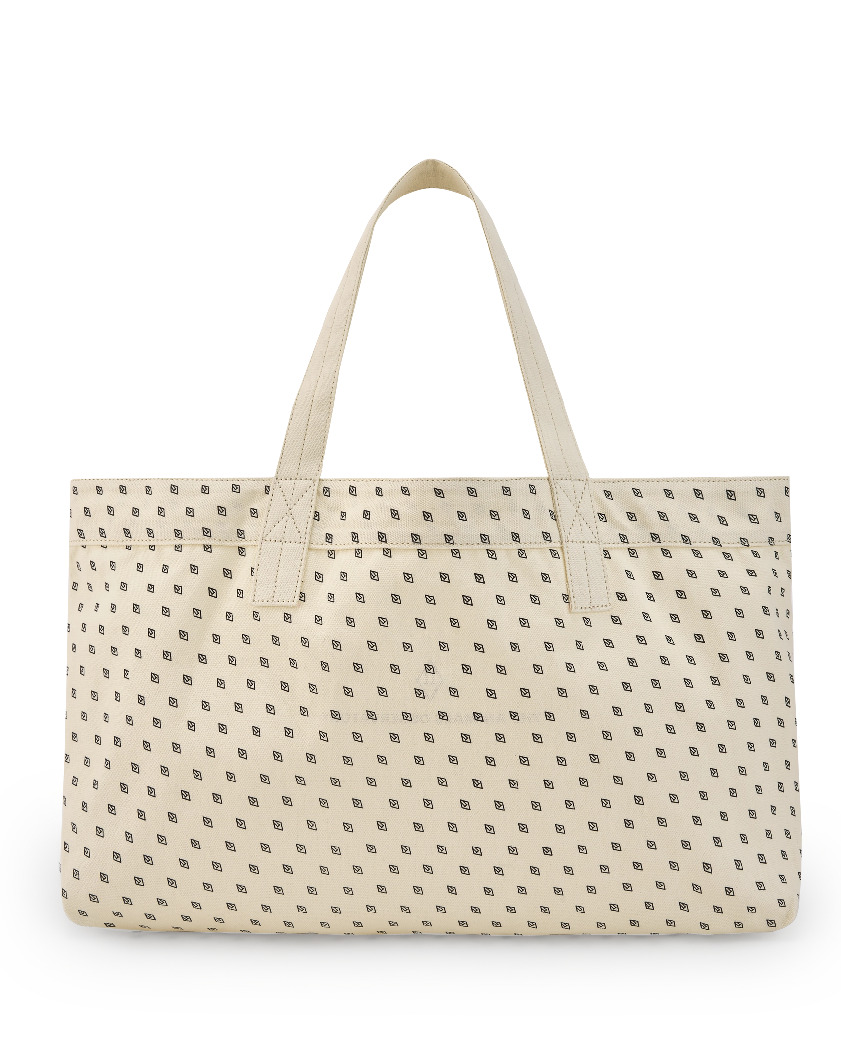 Raw White Canvas Bag PRODUCT BACK