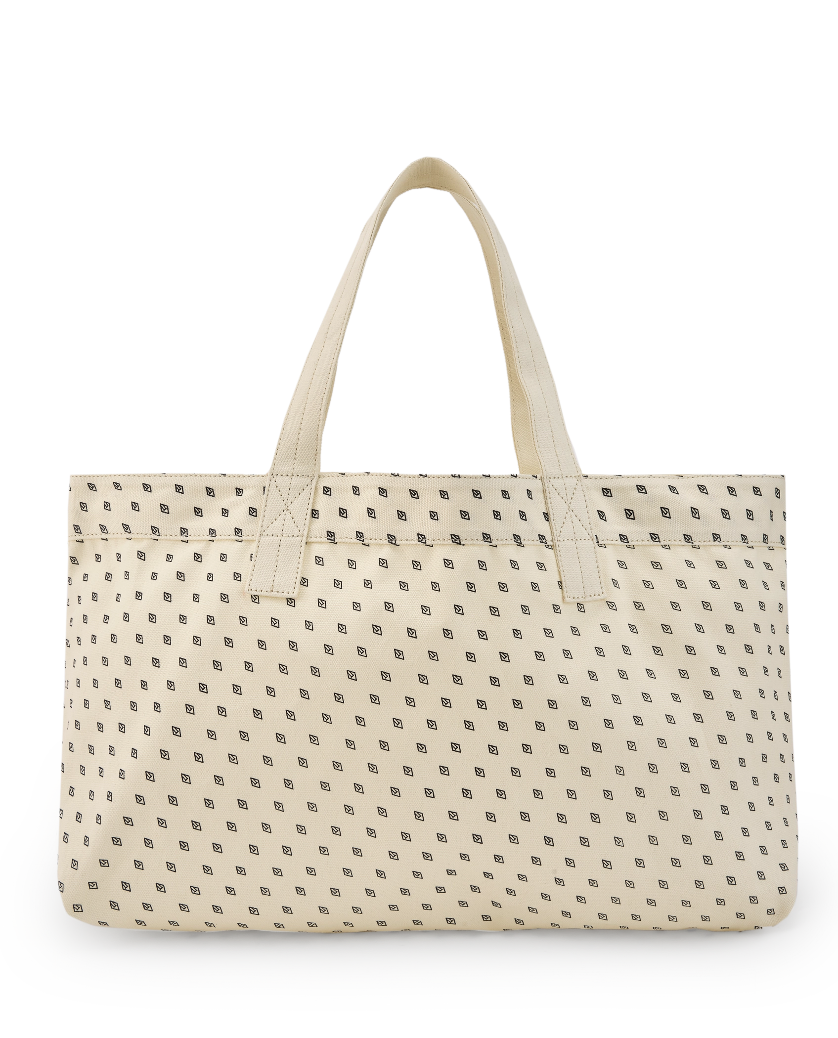 Raw White Canvas Bag PRODUCT FRONT