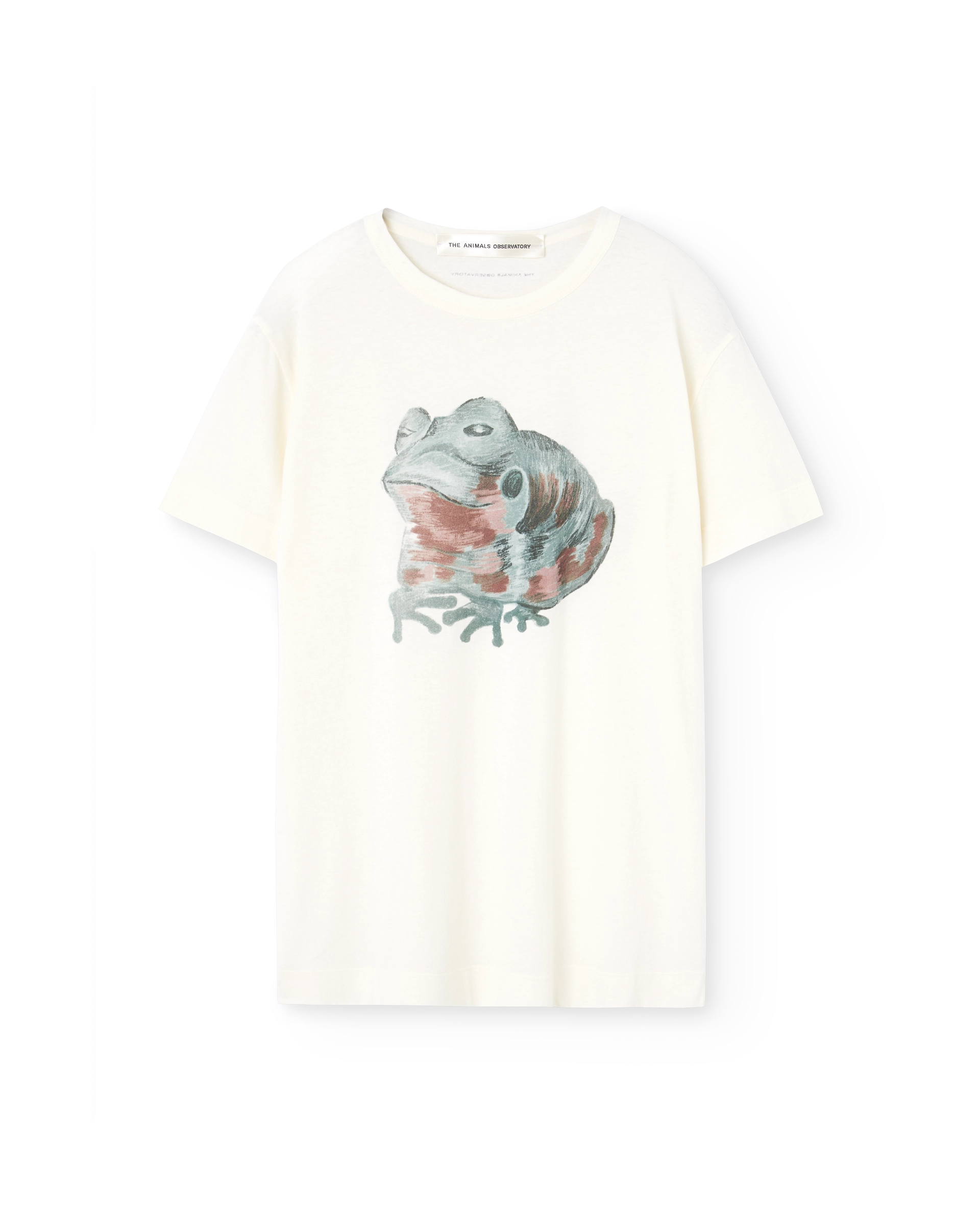 White Croak Mudi T-Shirt PRODUCT FRONT