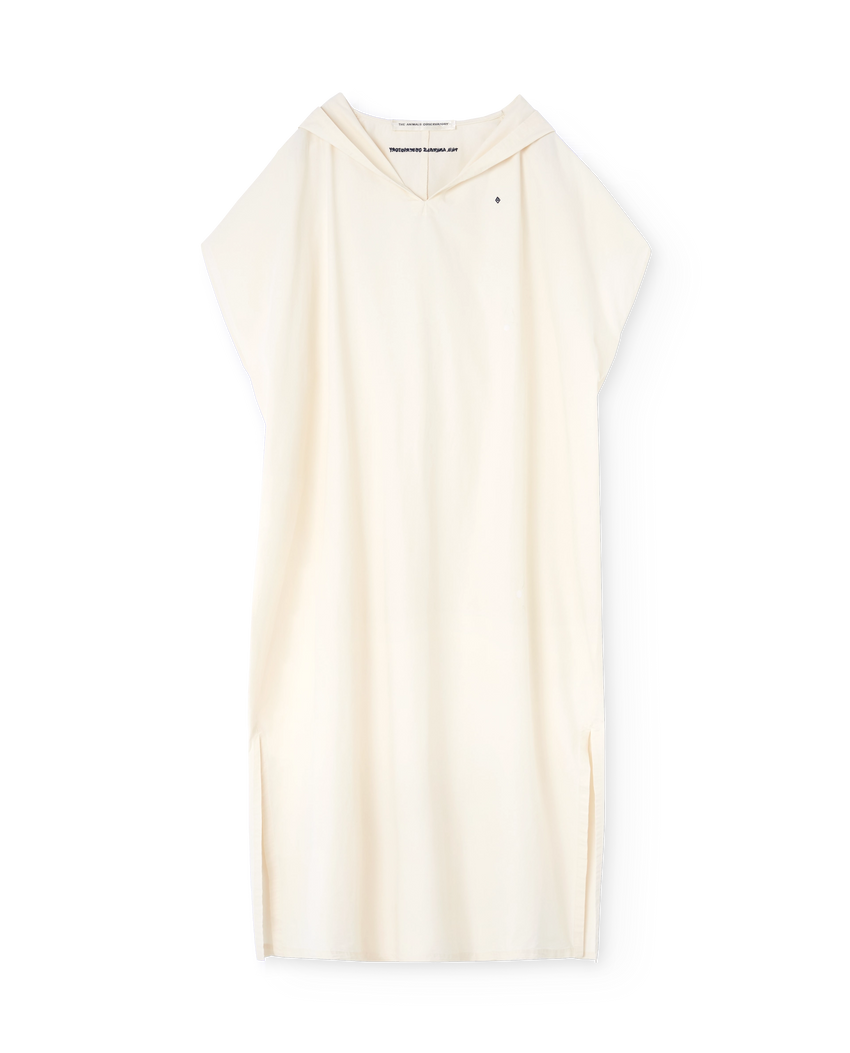 Ecru Vole Maxi Dress PRODUCT FRONT