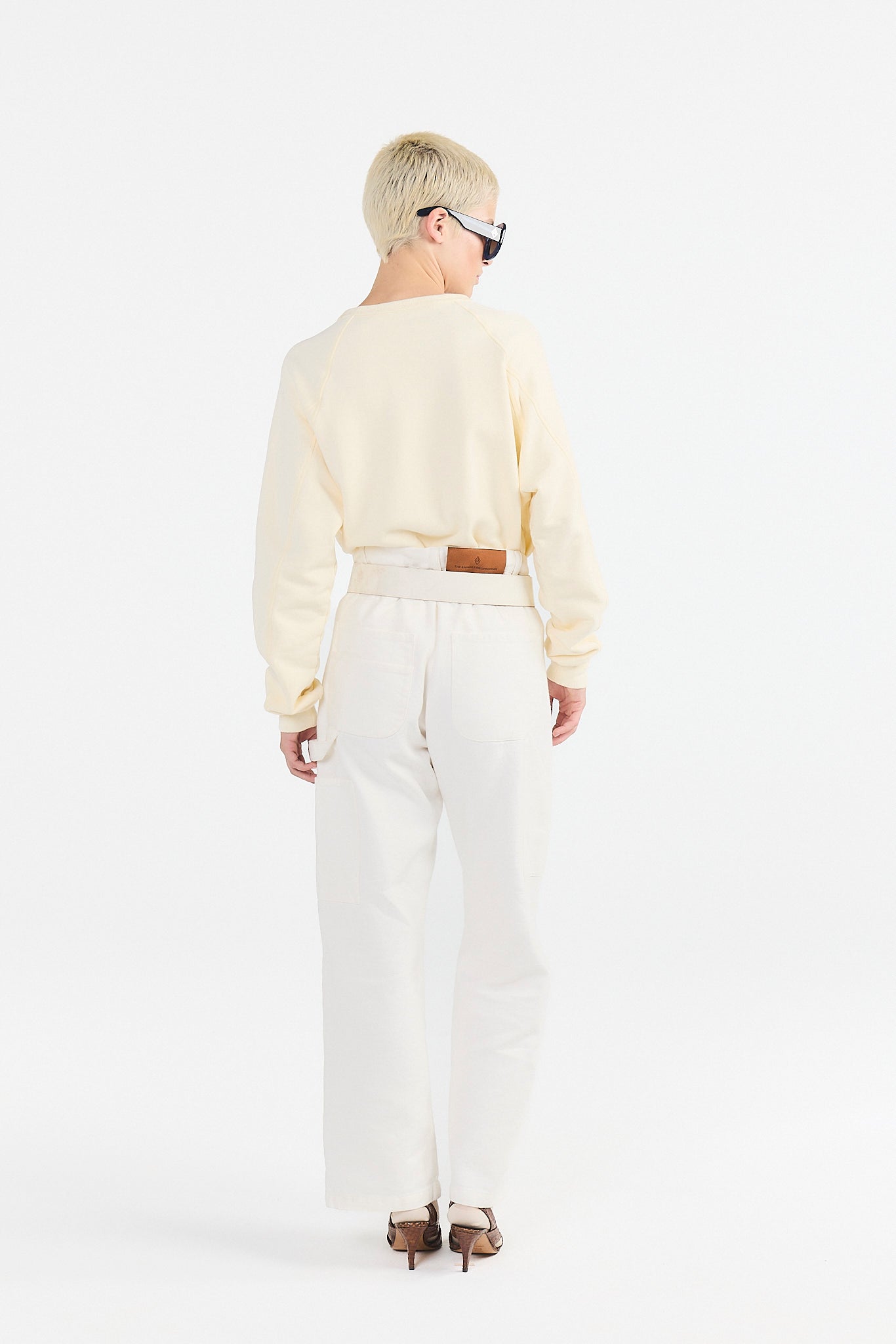 White Elk Pants MODEL BACK