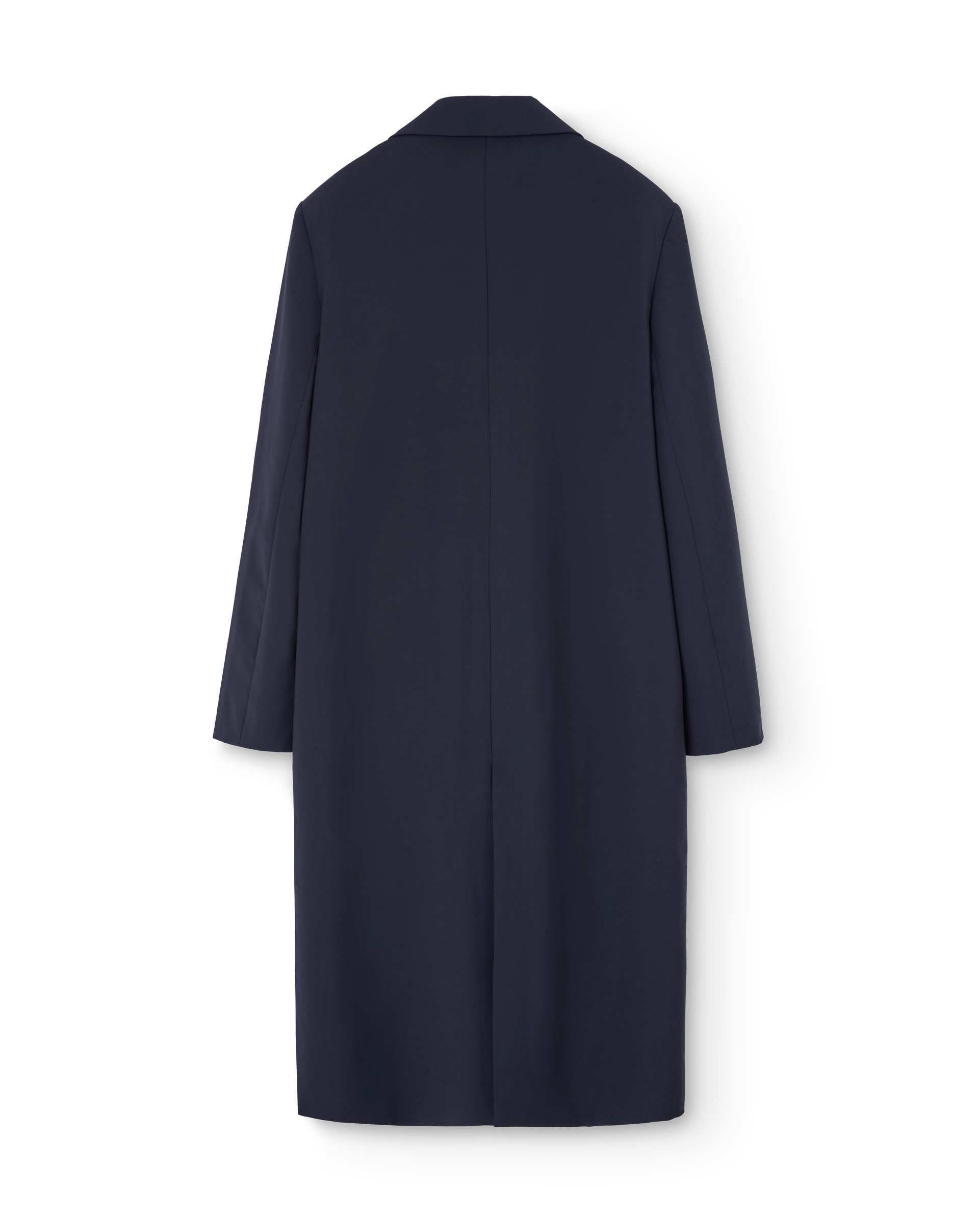 Navy Eider Coat PRODUCT BACK