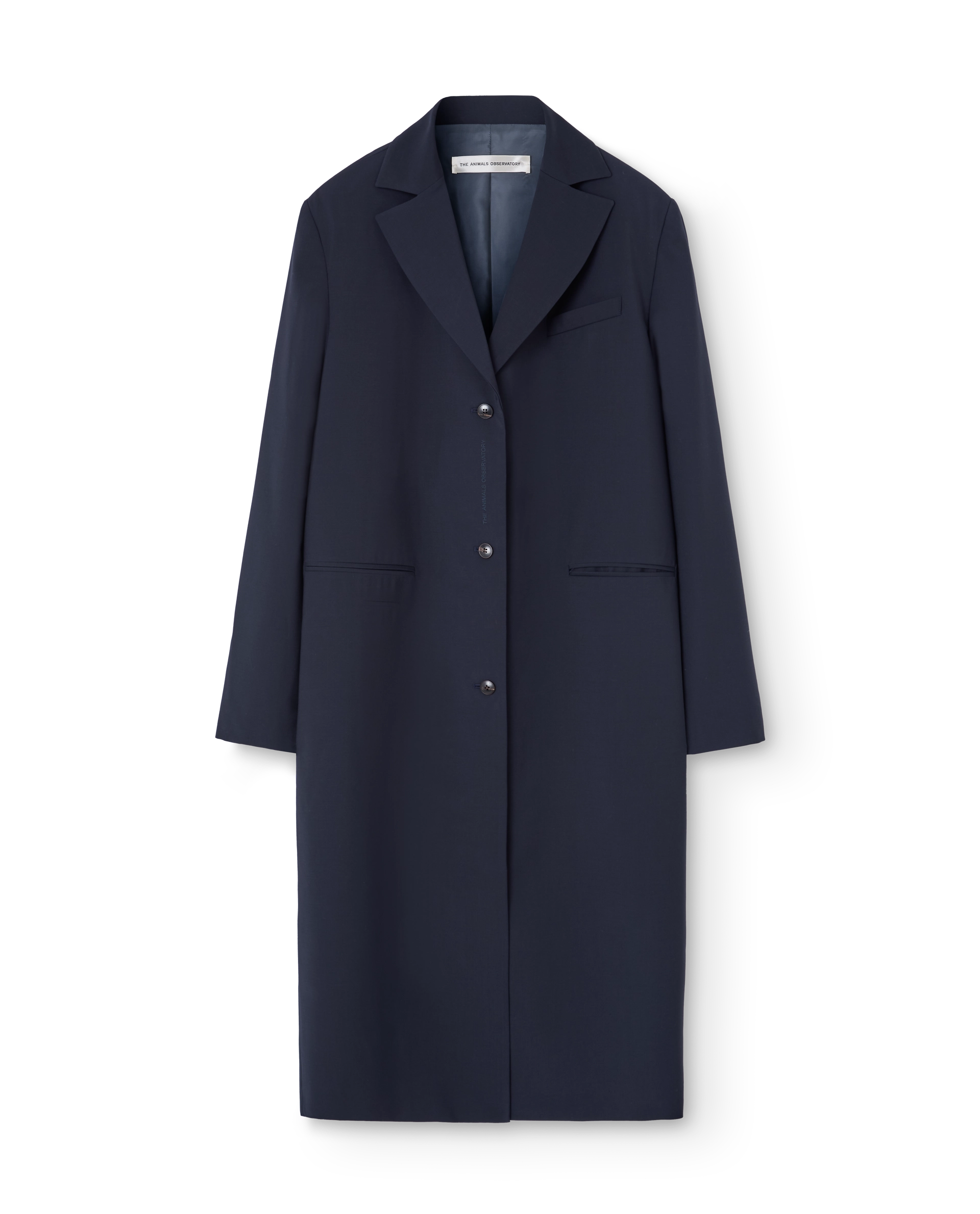 Navy Eider Coat PRODUCT FRONT