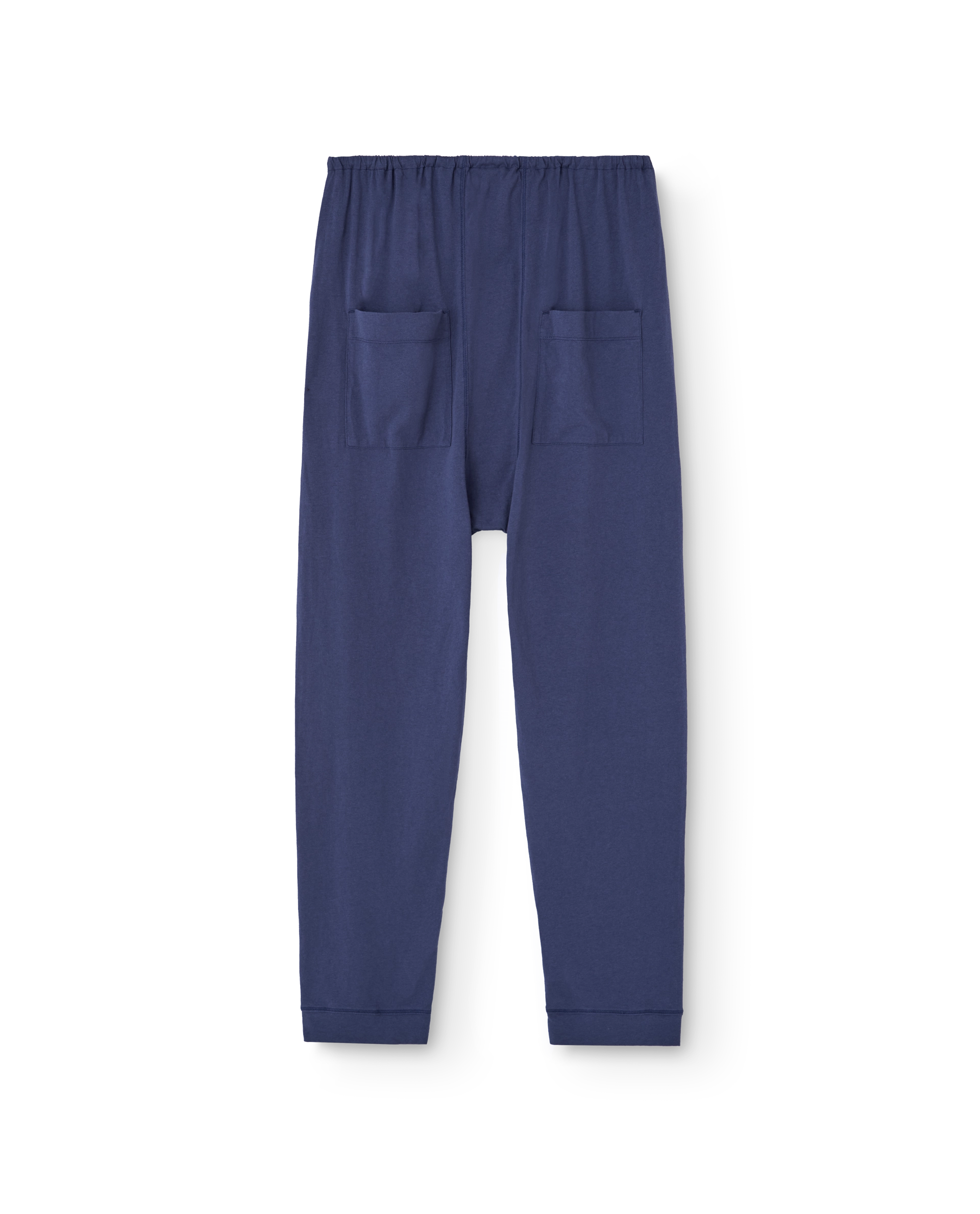 Deep Blue Morkie Sweatpants PRODUCT BACK